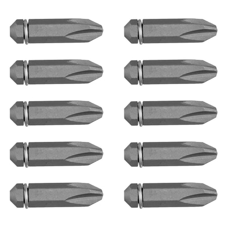 Quikdrive No. 2 Phillips Driver Bit Pack BIT2P-RC10